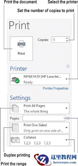 如何在Word 2016中打印双面文档？