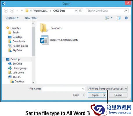 如何在Word 2013中创建和更改模板？