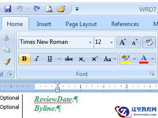 如何在Word 2007中更改字体大小？