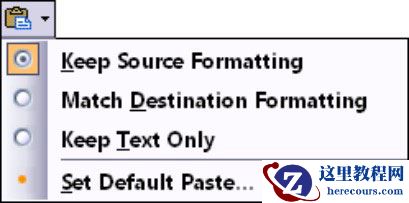 如何在Word 2007中使用粘贴选项和特殊粘贴？