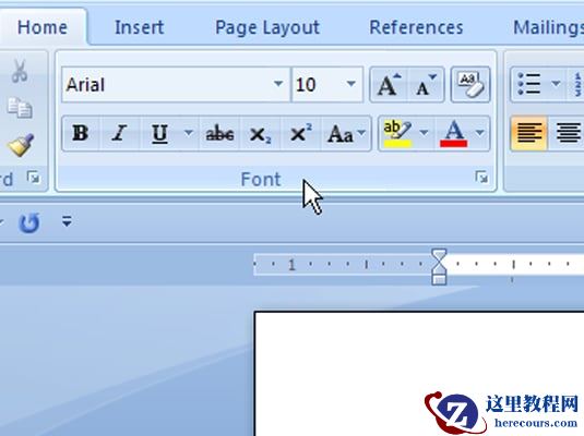 如何在Word 2007中使用字符格式？