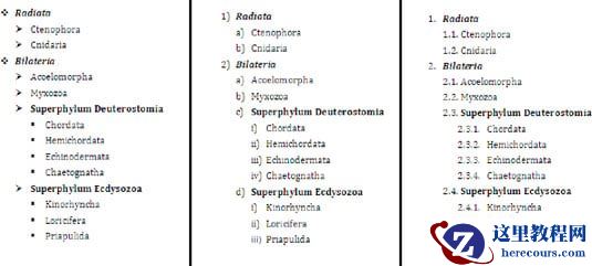 如何在Word 2016中创建多级列表？