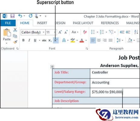如何在Word 2013文档中创建自定义上标和下标？