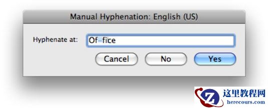 如何在Mac的Word 2008中使用自动断字？