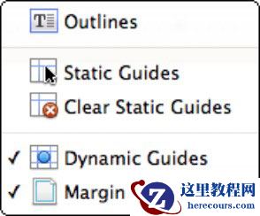 如何在word发布布局视图中添加静态指南？