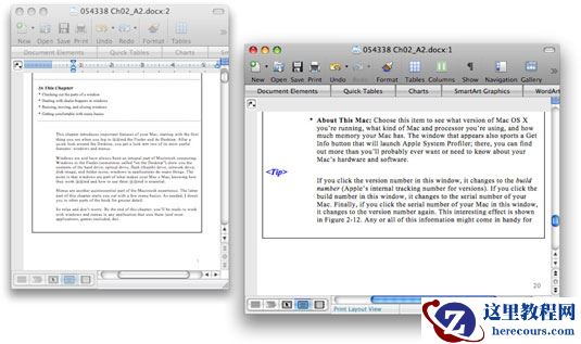 如何在Word 2008 for Mac中创建新窗口？