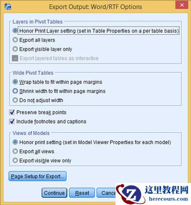 如何从SPSS数据创建Word文档文件