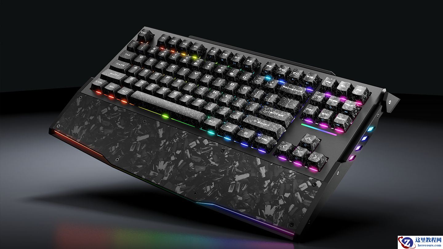 达尔优推出 TMR 磁轴三模键盘 GT87，配备一体式锻碳手托