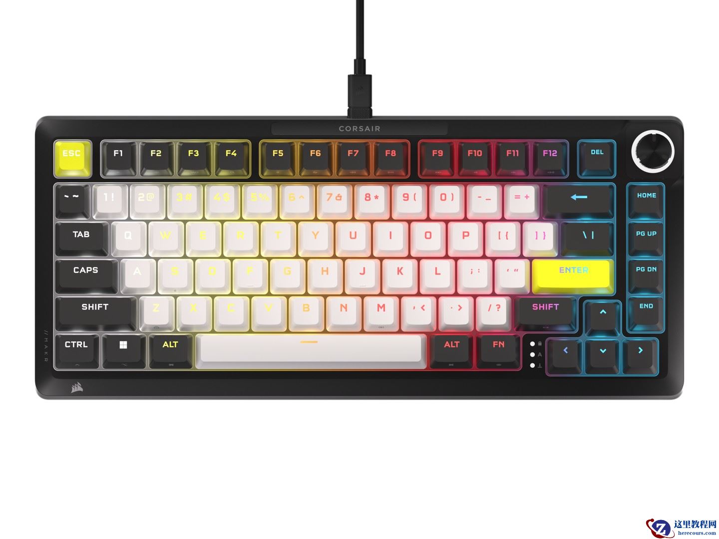 海盗船 MAKR PRO 75 霍尔效应磁轴客制化键盘国行上市，1999 元