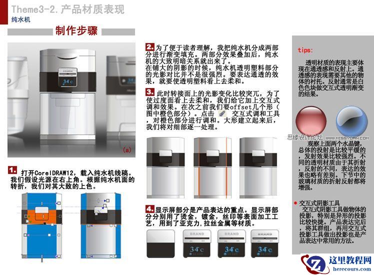CorelDRAW绘制一款工业纯水机教程