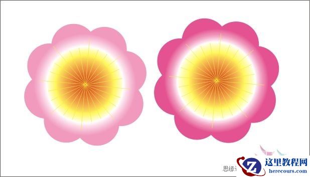 CorelDRAW鼠绘教程：变换工具应用简单画一朵桃花