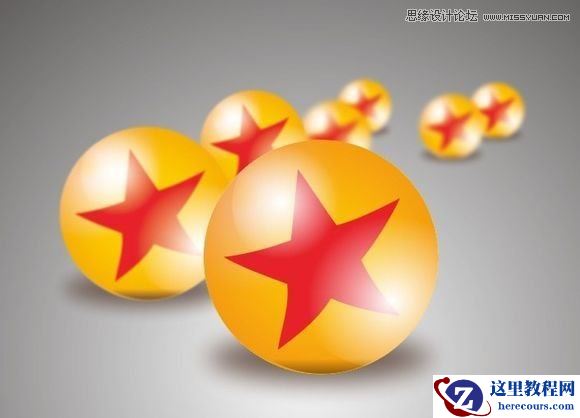 CorelDraw制作金色质感小球教程