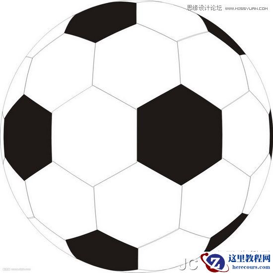 CorelDRAW巧用鱼眼工具运用制作足球技巧