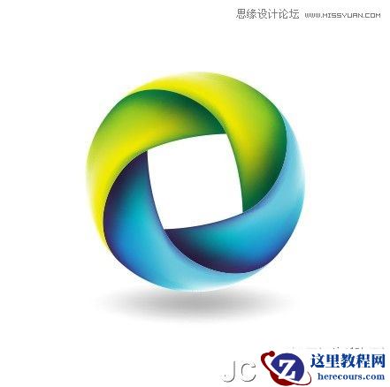 CorelDRAW绘制炫彩立体效果的软件图标