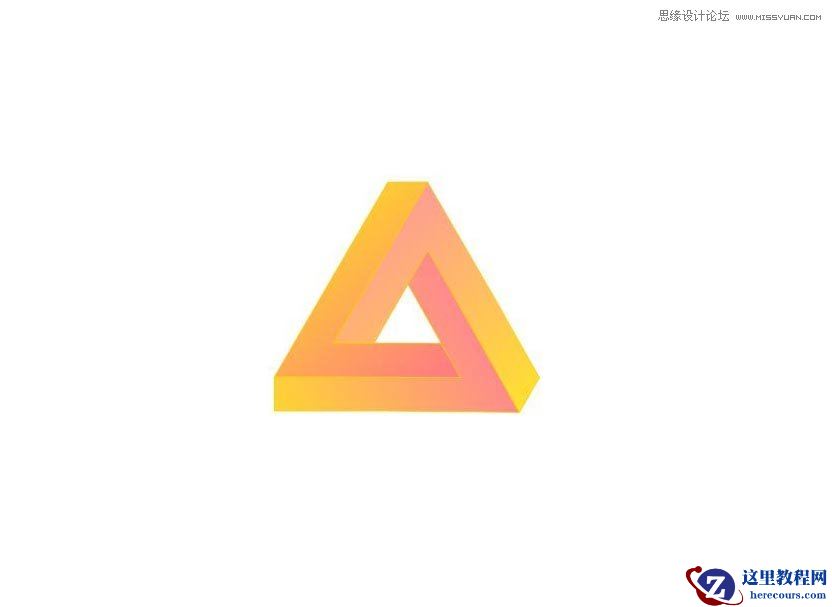 CorelDraw制作个性的三角形企业LOGO