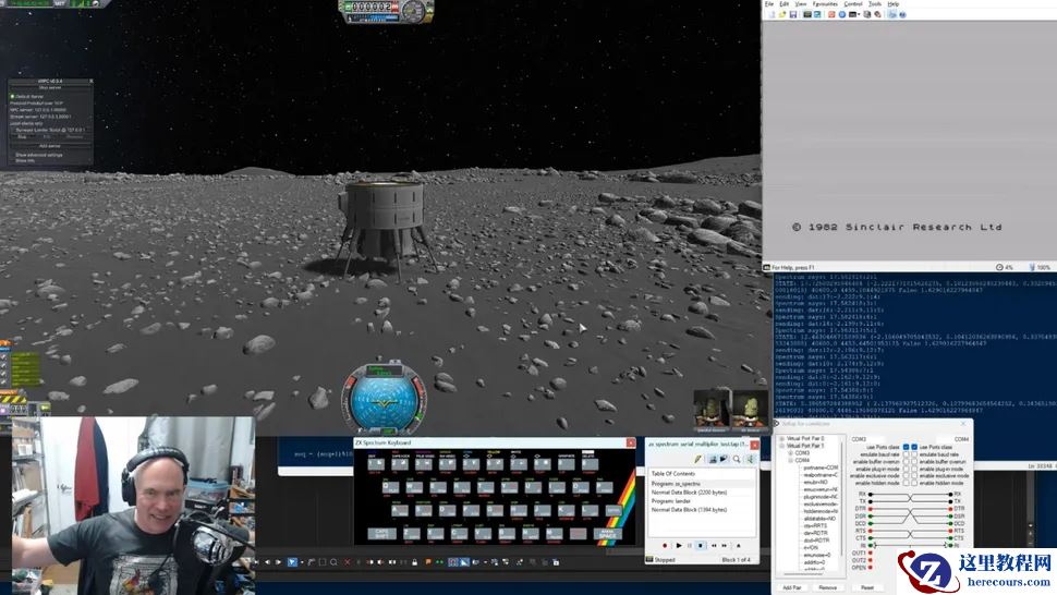榨干 48KB 内存算力：网友用 1982 年古董电脑成功在游戏中模拟登月