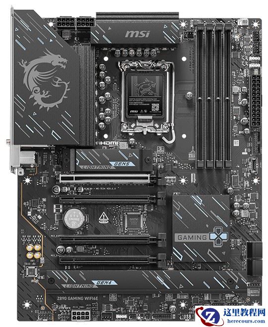 微星 Z890 GAMING WIFI6E 主板上市：4 条物理全长 PCIe，1599 元