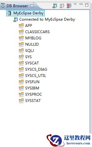 MyEclipse怎么连接数据库？