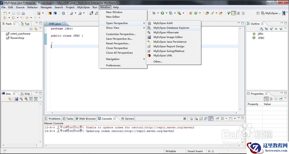 myeclipse连接MySQL数据库详细步骤