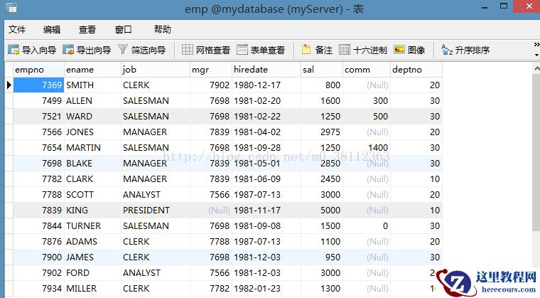 MySQL查询语句之复杂查询