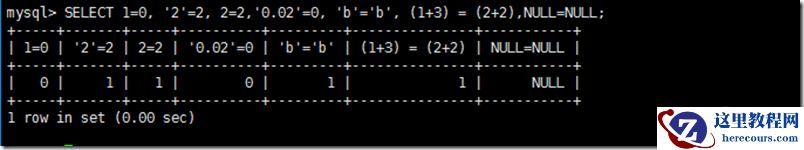 比较运算符有哪些