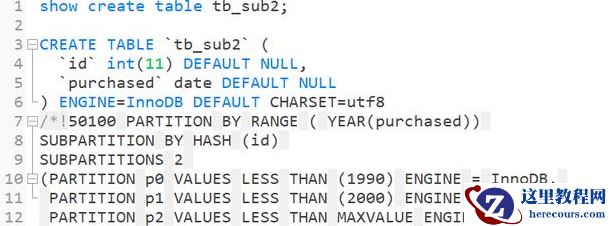 mysql怎么查询分区表信息