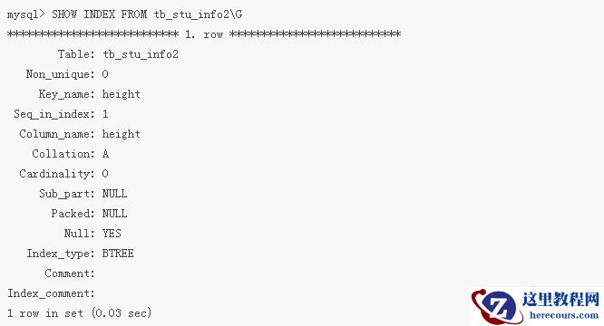 mysql怎么修改索引类型