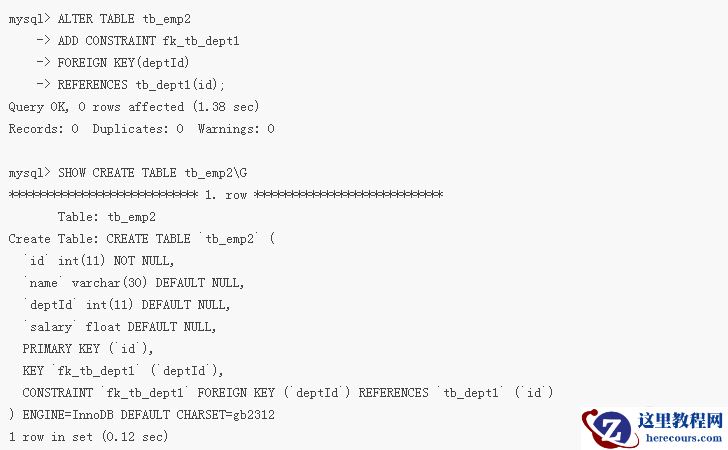 mysql外键有什么用