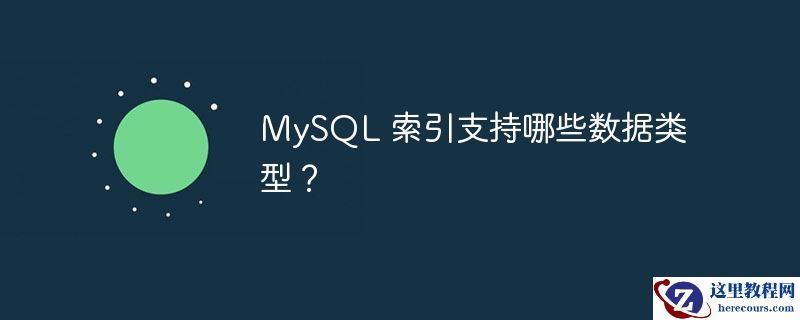 MySQL 索引支持哪些数据类型？