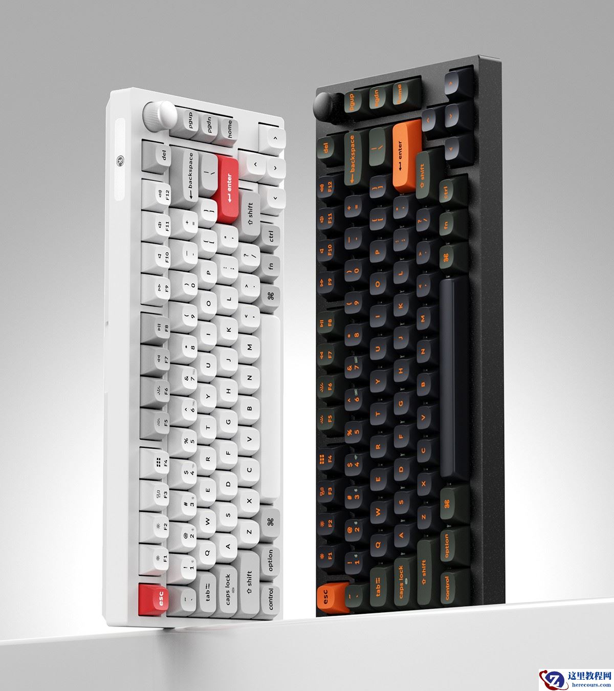 Keychron 渴创推出 Z6-75 Ultra 机械键盘：81 键 +1 旋钮，210 天长续航