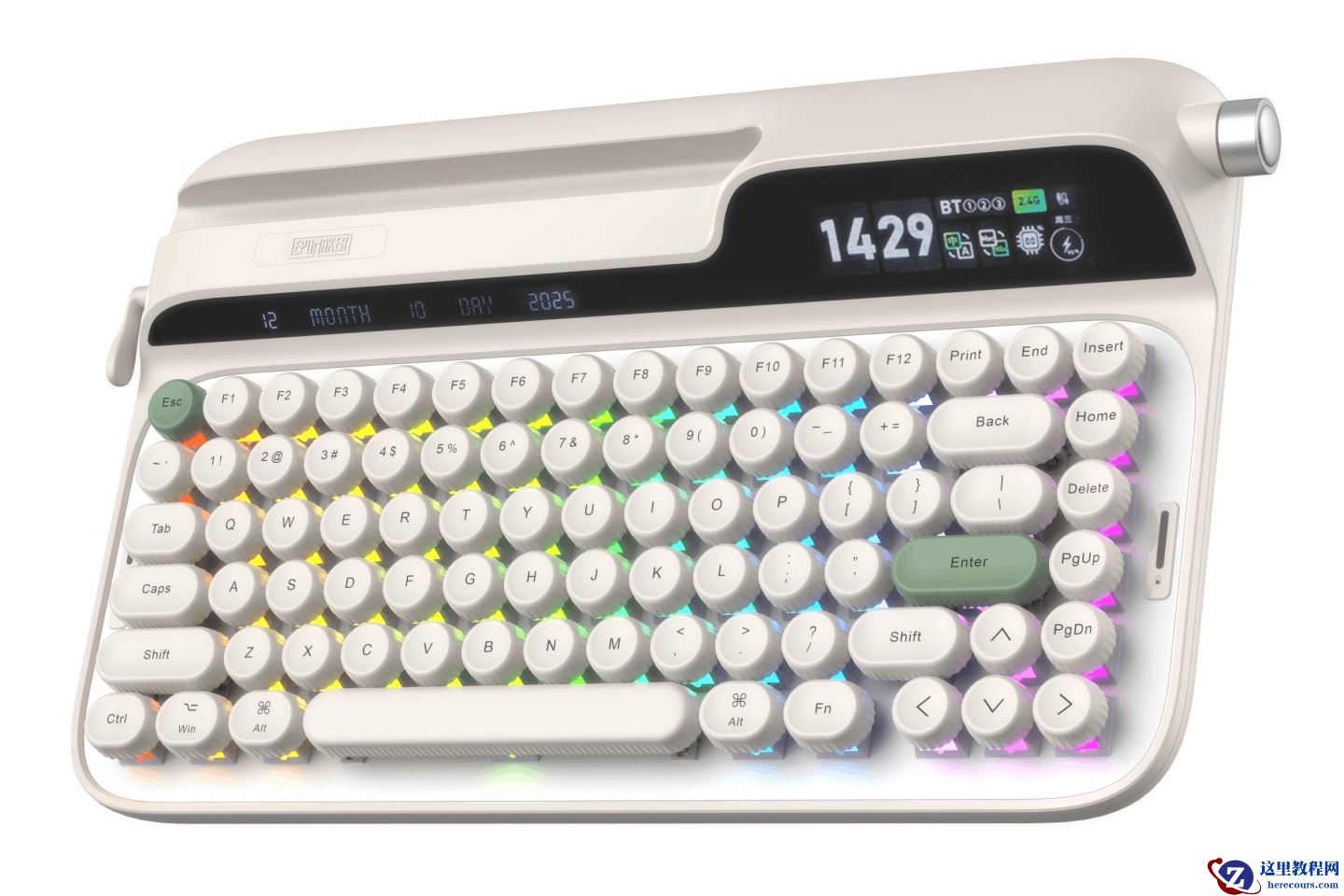 EPOMAKER 复古打字机造型键盘 Glyph 上市，到手价 699 元