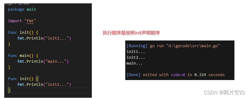 Golang特殊init函数的实现实例