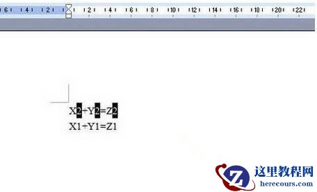 Win7纯净版系统下Word输入上标和下标怎么操作？