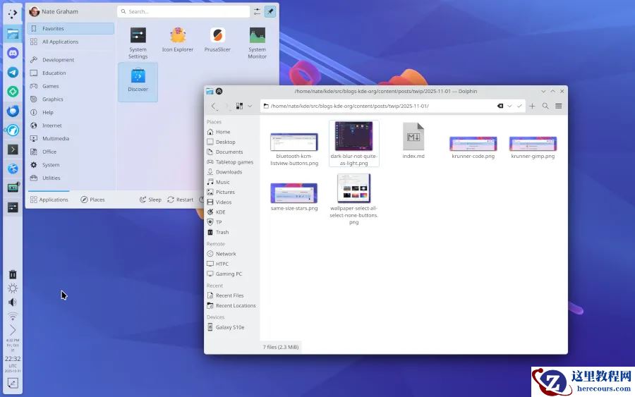 Linux 桌面环境 KDE Plasma 6.6 修复指纹解锁重大问题，正式版 2 月 17 日发布