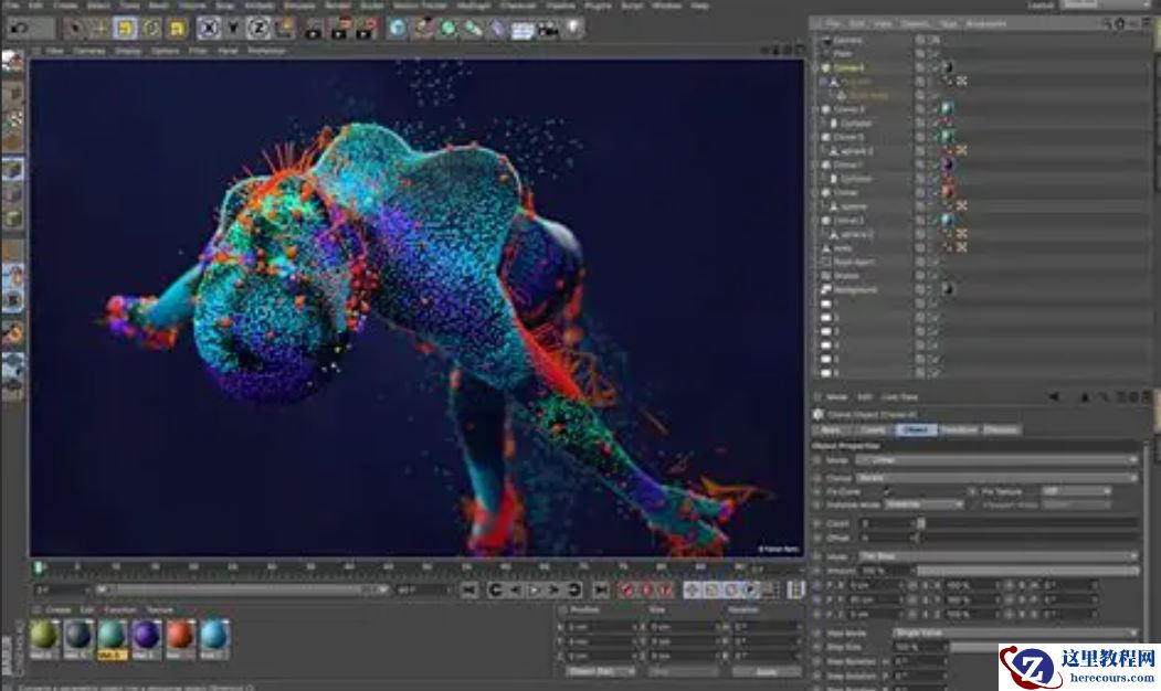 Cinema 4D毛发系统是什么 Cinema 4D毛发系统毛囊密度设置