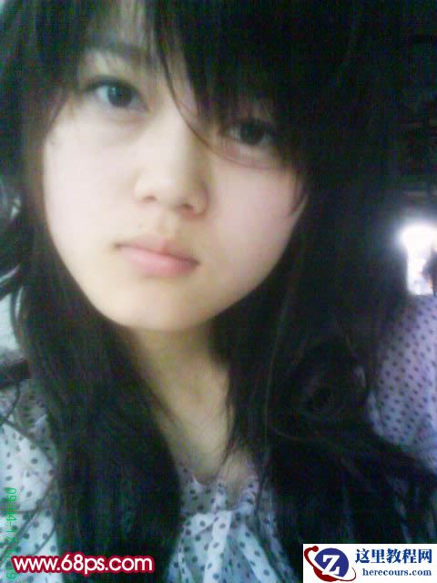 Photoshop把像素较低的视频头像转成古典手绘效果