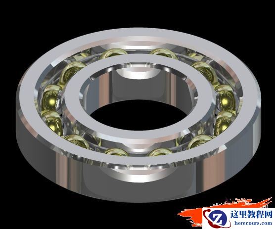 AutoCAD教程：轴承建模全过程_送给新手