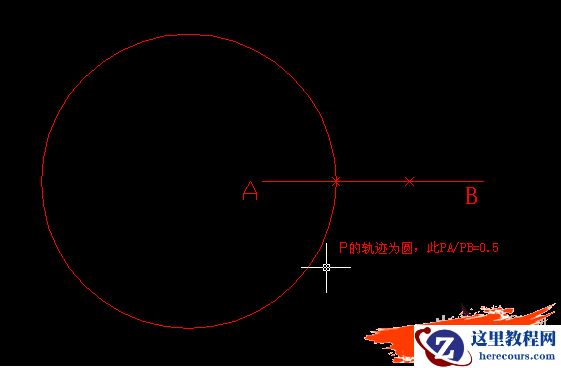 AutoCAD经验分享：关于阿波罗尼斯圆(阿氏圆)