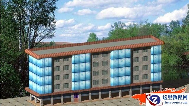 AutoCAD教程：8个命令创建多层楼房模型