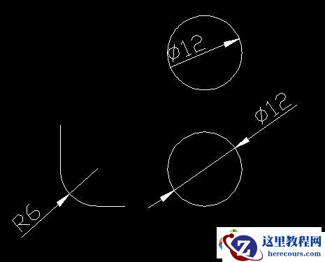 CAD半径与直径的标注样式