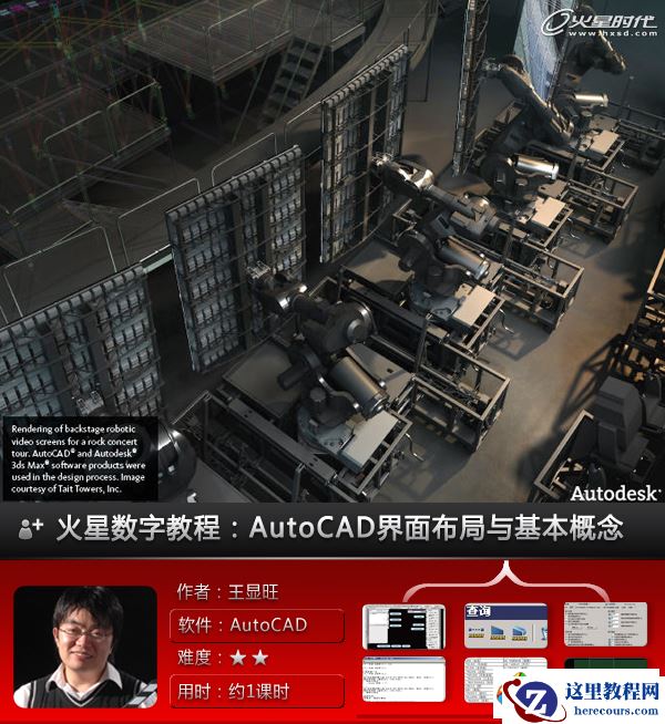 AutoCAD界面布局与基本概念实例应用图解