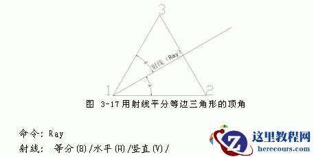 AutoCAD射线的绘制图文教程