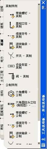 如何使用AutoCAD工具选项板的详细图文教程