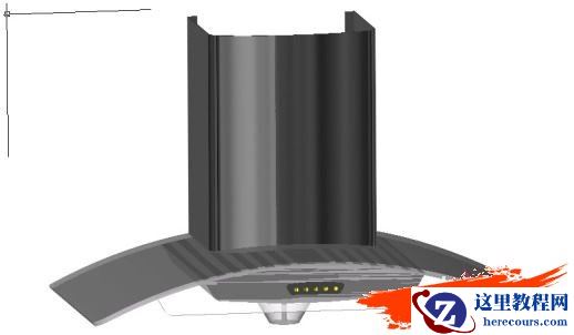 AutoCAD教程：抽油烟机建模过程_基础命令的运用