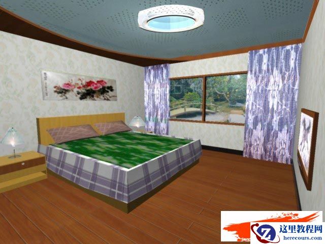 AutoCAD渲染教程：室内装饰效果图渲染图解