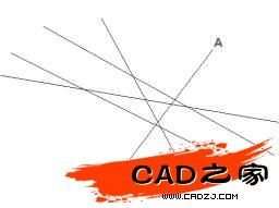 CAD中剪切或延伸多条线段