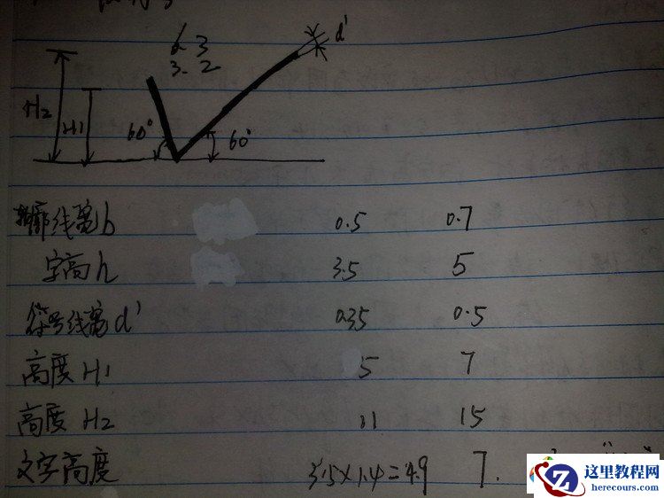 CAD中粗糙度符号的块的建立方法图解